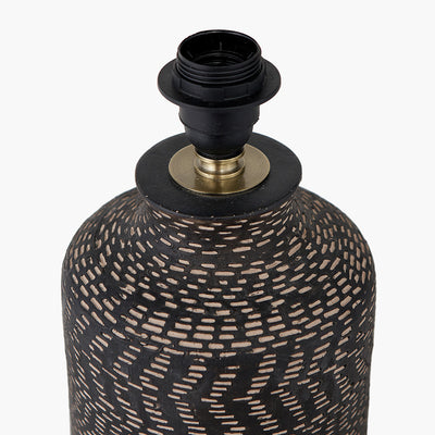 Pacific-Lifestyle-Atouk-Textured-Black-Stoneware-Table-Lamp-Base-with-Harry-35cm-Ivory-Cotton-Mix-Cylinder-Lampshade_5