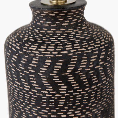 Pacific-Lifestyle-Atouk-Textured-Black-Stoneware-Table-Lamp-Base-with-Henry-35cm-White-Handloom-Cylinder-Lampshade_6