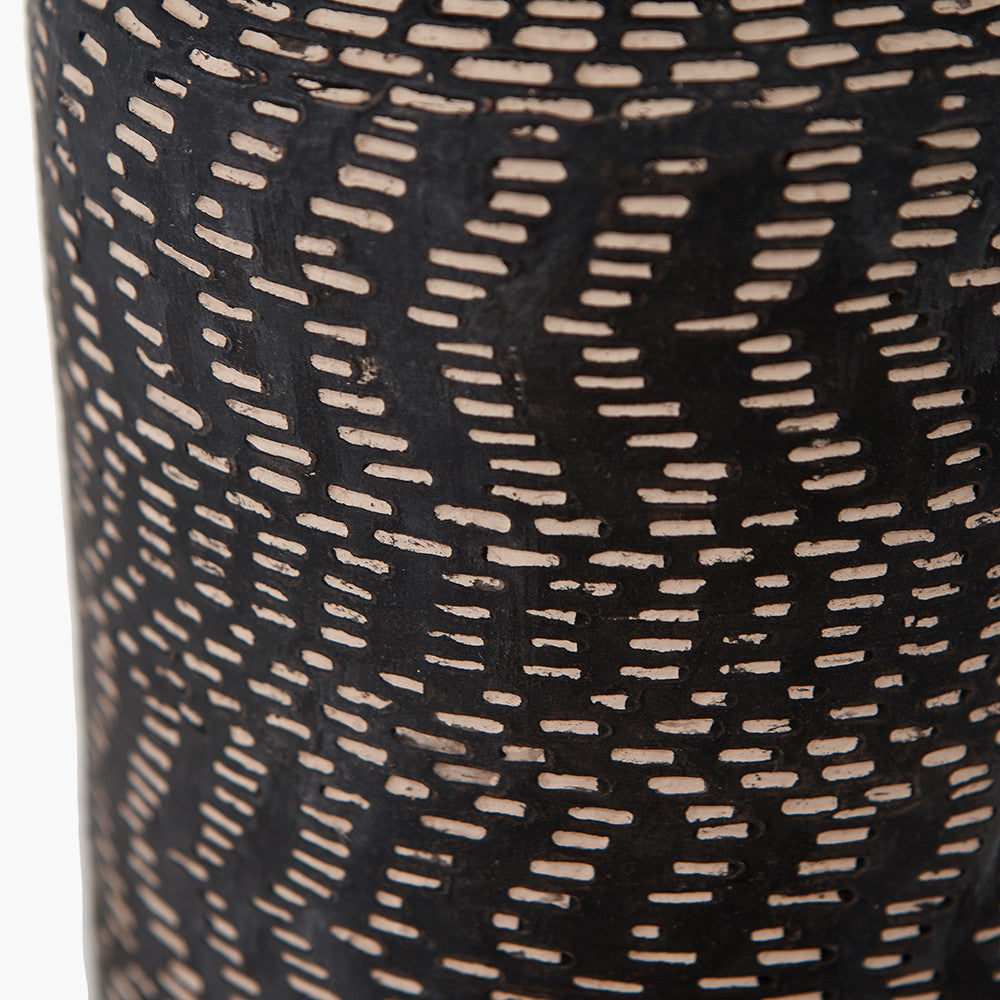 Pacific-Lifestyle-Atouk-Textured-Black-Stoneware-Table-Lamp-Base-with-Henry-35cm-White-Handloom-Cylinder-Lampshade_8
