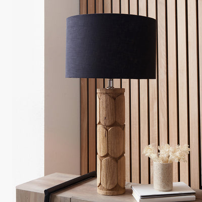 Pacific-Lifestyle-Aurelia-Embossed-Natural-Wood-Tall-Table-Lamp-Base-with-Lino-35cm-Black-Self-Lined-Linen-Cylinder-Lampshade_10