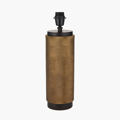 Pacific-Lifestyle-Aurelio-Brass-and-Black-Metal-Textured-Table-Lamp-Base-with-Lino-35cm-White-Self-Lined-Linen-Cylinder-Lampshade_2