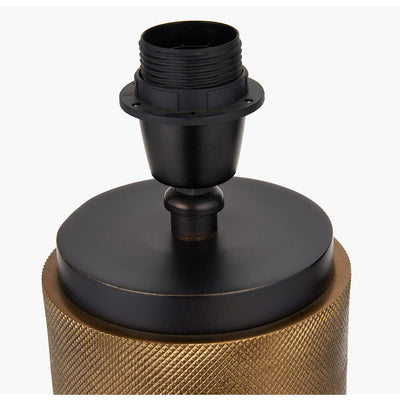 Pacific-Lifestyle-Aurelio-Brass-and-Black-Metal-Textured-Table-Lamp-Base-with-Lino-35cm-White-Self-Lined-Linen-Cylinder-Lampshade_8
