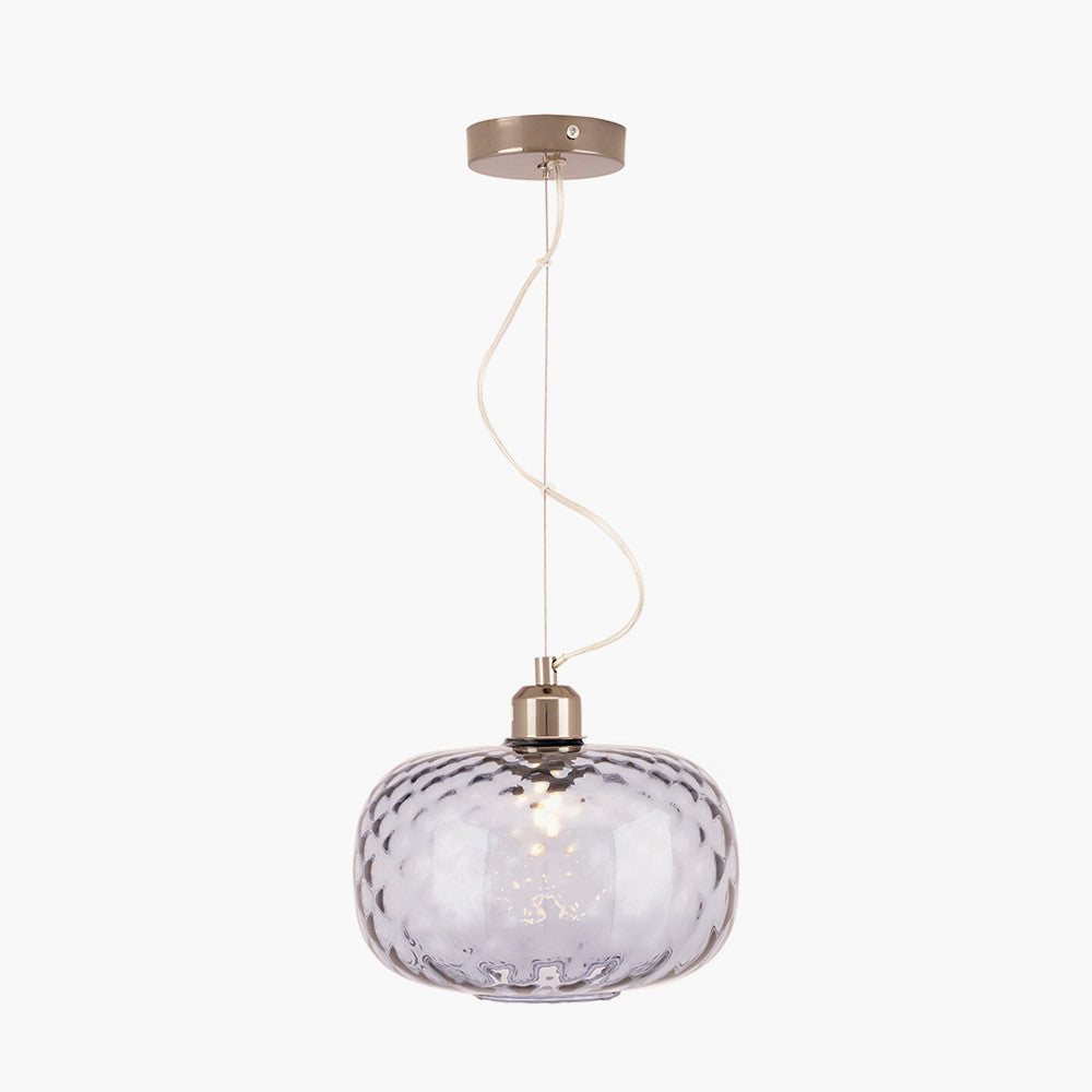 Pacific-Lifestyle-Azores-Grey-Textured-Glass-Oval-Pendant