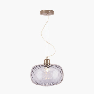 Pacific-Lifestyle-Azores-Grey-Textured-Glass-Oval-Pendant