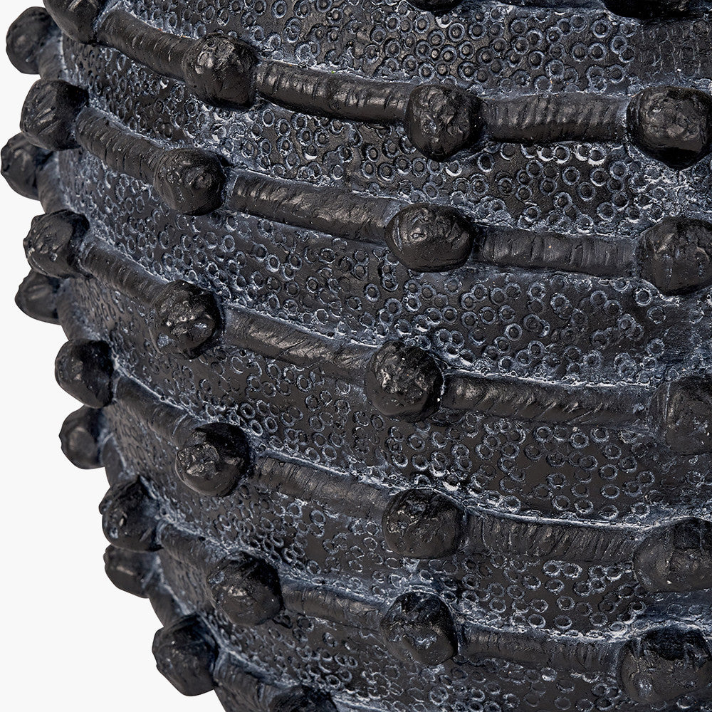 Pacific-Lifestyle-Black-Bobble-Fibrestone-Decorative-Planter-Large_5