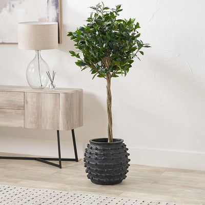 Pacific-Lifestyle-Black-Bobble-Fibrestone-Decorative-Planter-Large_7