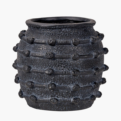 Pacific-Lifestyle-Black-Bobble-Fibrestone-Decorative-Planter_2