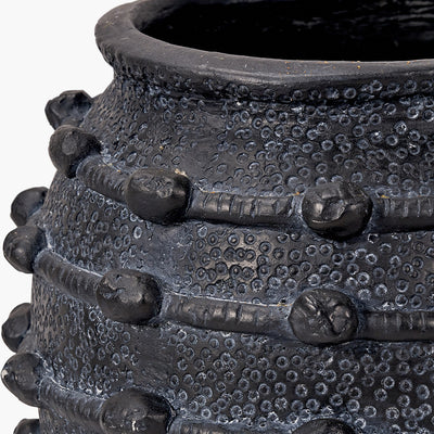 Pacific-Lifestyle-Black-Bobble-Fibrestone-Decorative-Planter_4