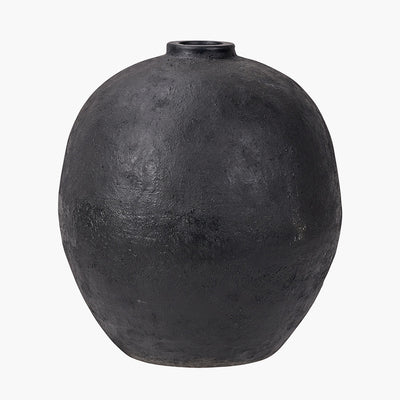 Pacific-Lifestyle-Black-Fibrestone-Decorative-Vase_2