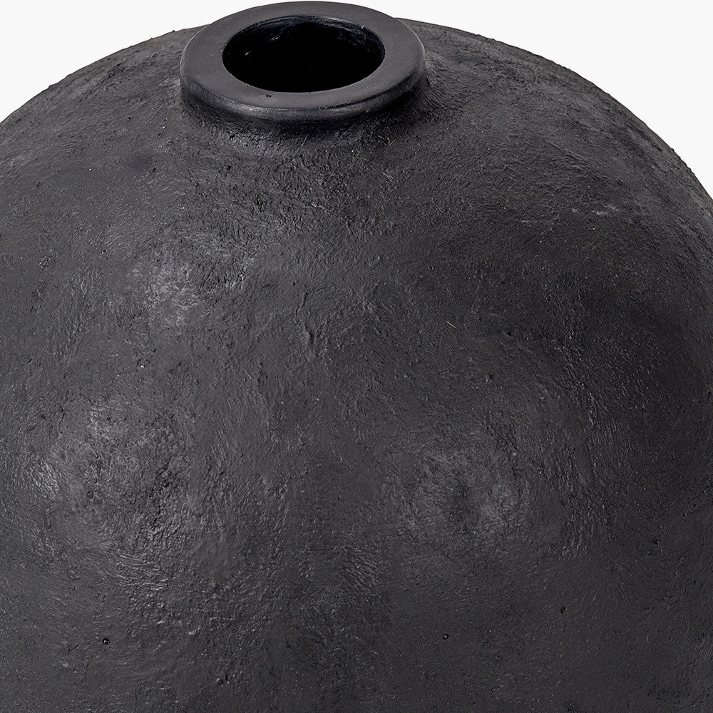 Pacific-Lifestyle-Black-Fibrestone-Decorative-Vase_4
