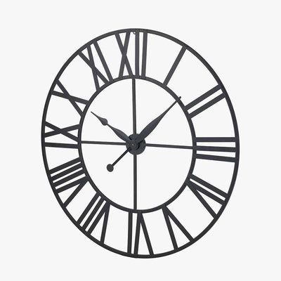Pacific-Lifestyle-Black-Metal-Large-Round-Wall-Clock_2