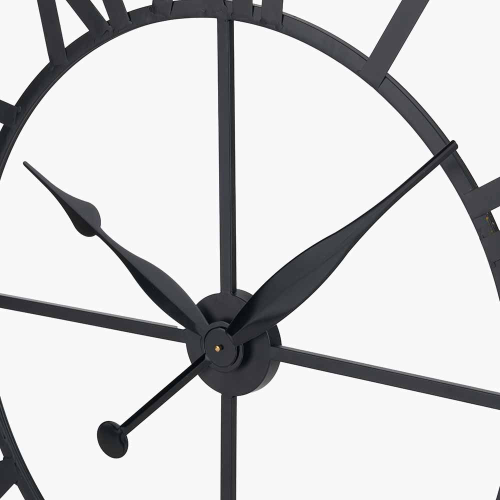 Pacific-Lifestyle-Black-Metal-Large-Round-Wall-Clock_3