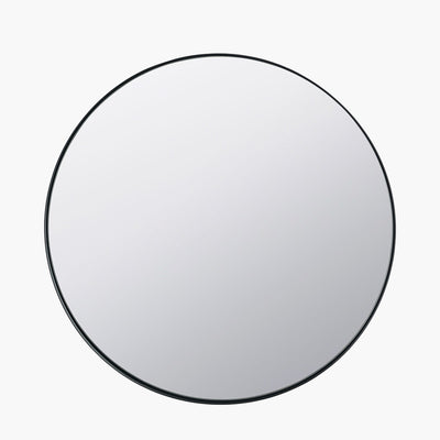 Pacific-Lifestyle-Black-Metal-Slim-Frame-Round-Wall-Mirror-Small_1