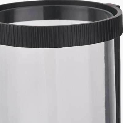 Pacific-Lifestyle-Black-Ribbed-Metal-and-Clear-Glass-Hurricane_6