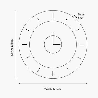 Pacific-Lifestyle-Black-and-Gold-2-Piece-Open-Wall-Clock_Dimensions