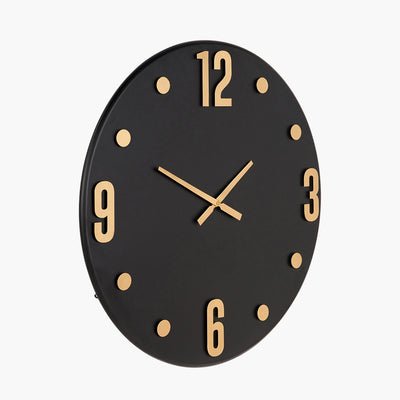 Pacific-Lifestyle-Black-and-Gold-Metal-Retro-Wall-Clock_2