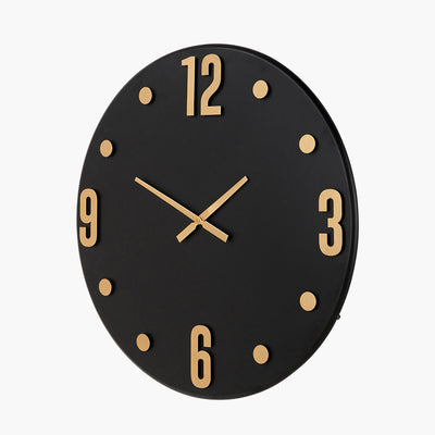 Pacific-Lifestyle-Black-and-Gold-Metal-Retro-Wall-Clock_3