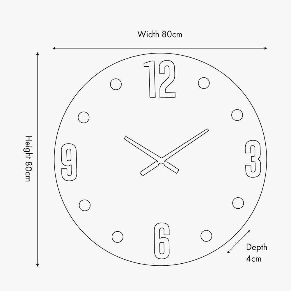 Pacific-Lifestyle-Black-and-Gold-Metal-Retro-Wall-Clock_Dimensions