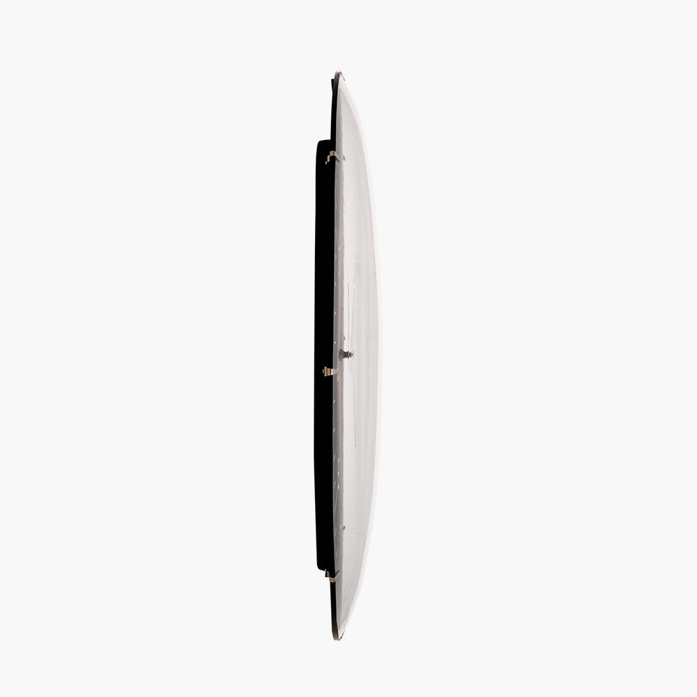 Pacific-Lifestyle-BlackandSilverDomeGlassWallClock_5