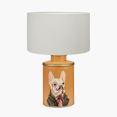 Pacific-Lifestyle-Boston-Terrier-Mustard-Hand-Painted-Metal-Table-Lamp-Base-with-Henry-35cm-White-Handloom-Cylinder-Lampshade_1