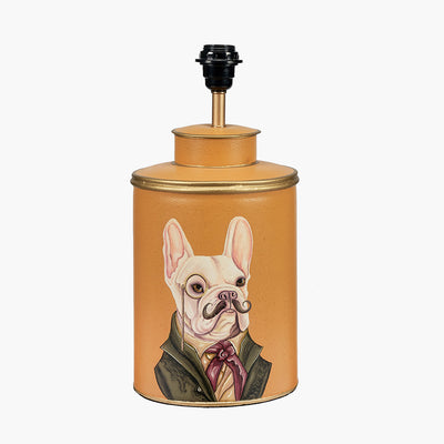 Pacific-Lifestyle-Boston-Terrier-Mustard-Hand-Painted-Metal-Table-Lamp-Base-with-Henry-35cm-White-Handloom-Cylinder-Lampshade_2