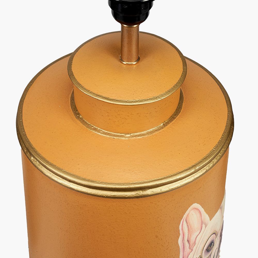 Pacific-Lifestyle-Boston-Terrier-Mustard-Hand-Painted-Metal-Table-Lamp-Base-with-Henry-35cm-White-Handloom-Cylinder-Lampshade_5