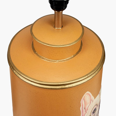 Pacific-Lifestyle-Boston-Terrier-Mustard-Hand-Painted-Metal-Table-Lamp-Base-with-Henry-35cm-White-Handloom-Cylinder-Lampshade_5