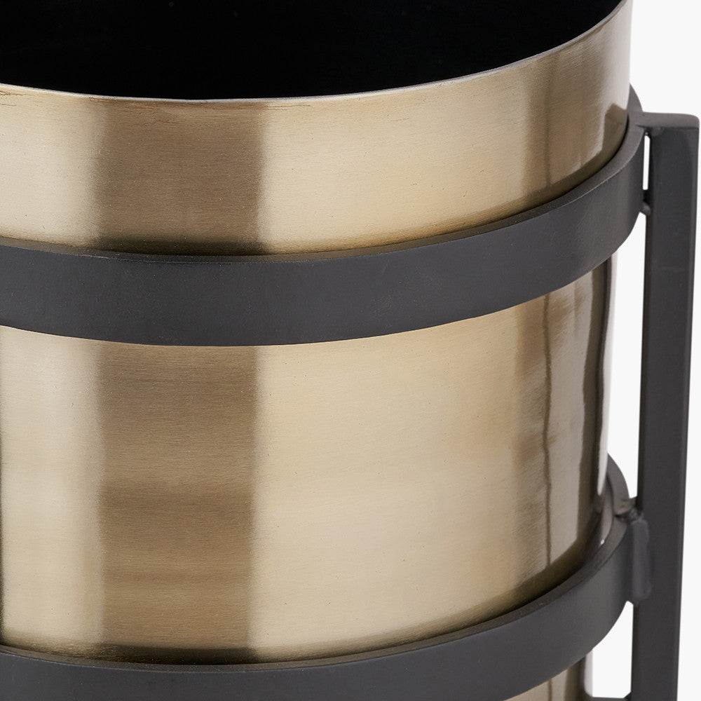 Pacific-Lifestyle-Brass-and-Matt-Black-Metal-Floor-Planter-Large_6