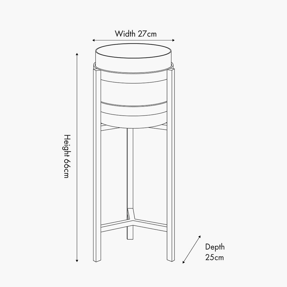 Pacific-Lifestyle-Brass-and-Matt-Black-Metal-Floor-Planter-Large_Dimensions