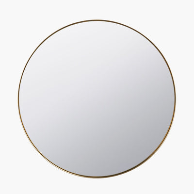 Pacific-Lifestyle-Brushed-Gold-Metal-Slim-Frame-Round-Wall-Mirror-Large_1
