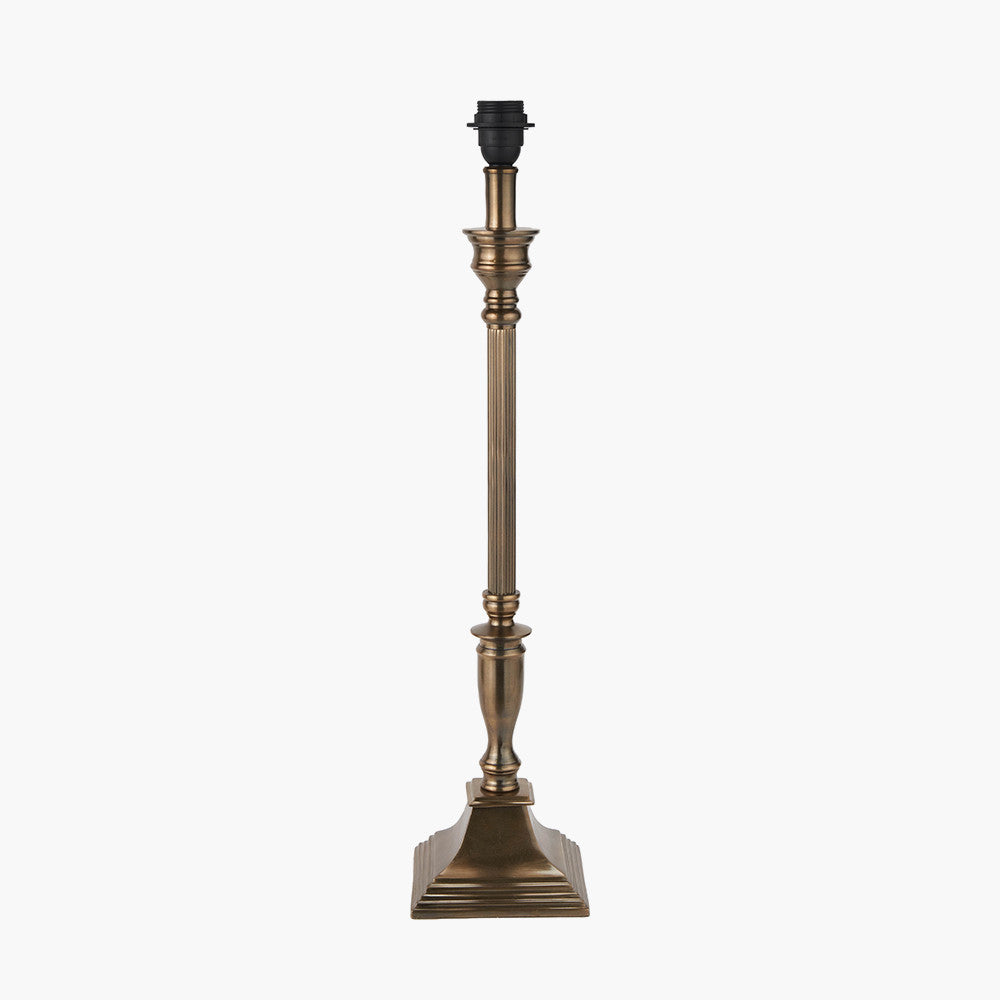 Pacific-Lifestyle-Canterbury-Antique-Brass-Metal-Table-Lamp-Base-with-Rene-35cm-Light-Grey-Velvet-Cylinder-Lampshade_2