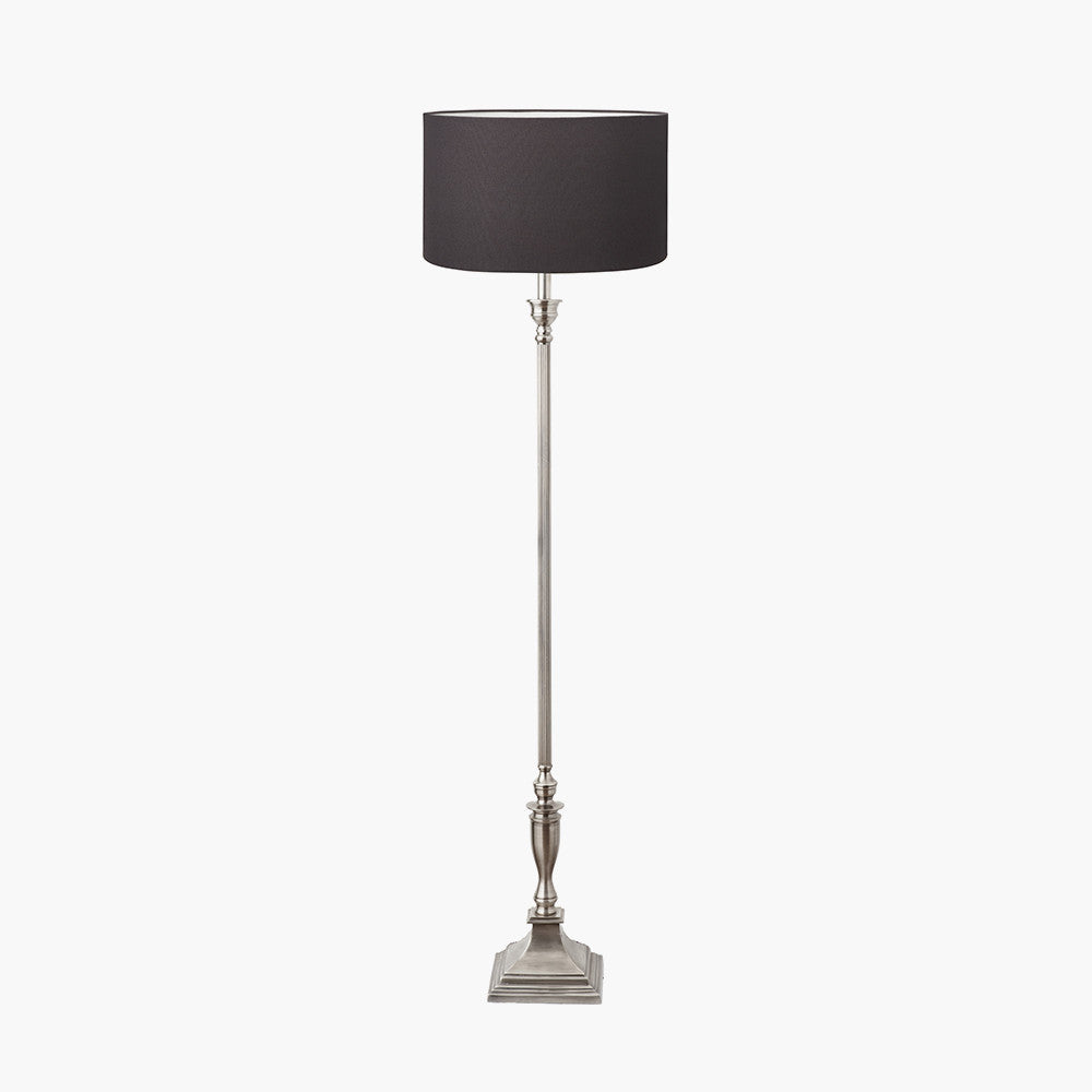 Pacific-Lifestyle-Canterbury-Antique-Silver-Metal-Floor-Lamp-Base-with-Henry-45cm-Grey-Handloom-Cylinder-Lampshade_1