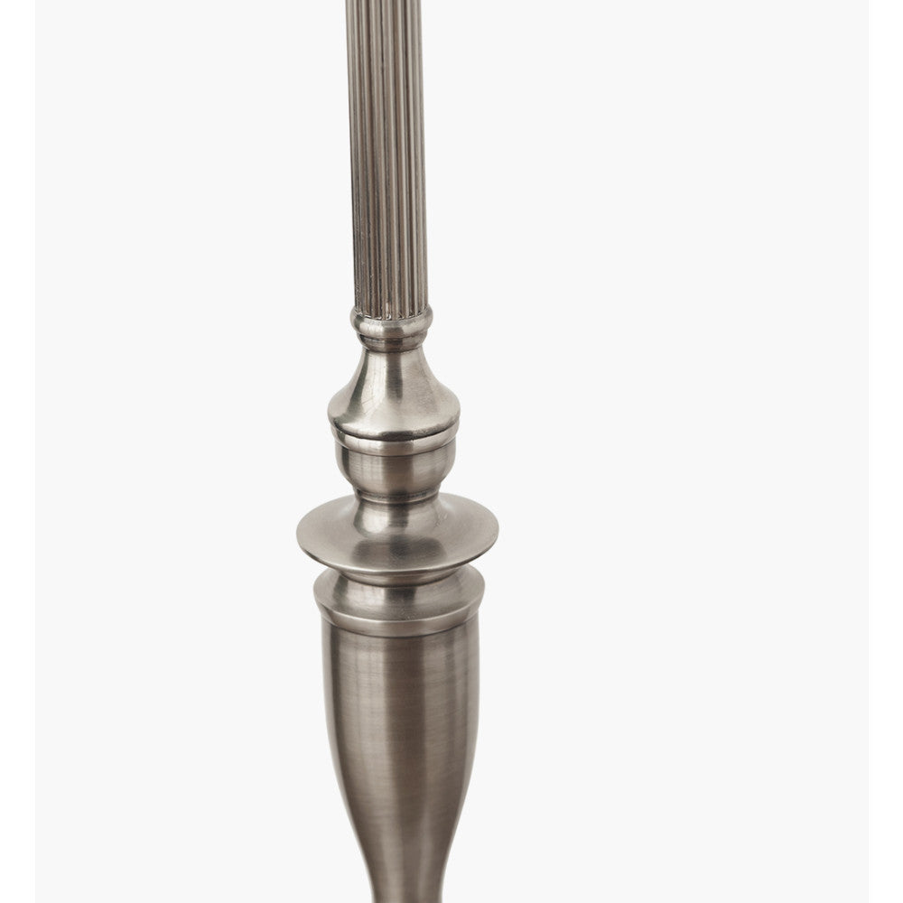 Pacific-Lifestyle-Canterbury-Antique-Silver-Metal-Floor-Lamp-Base-with-Henry-45cm-Grey-Handloom-Cylinder-Lampshade_6