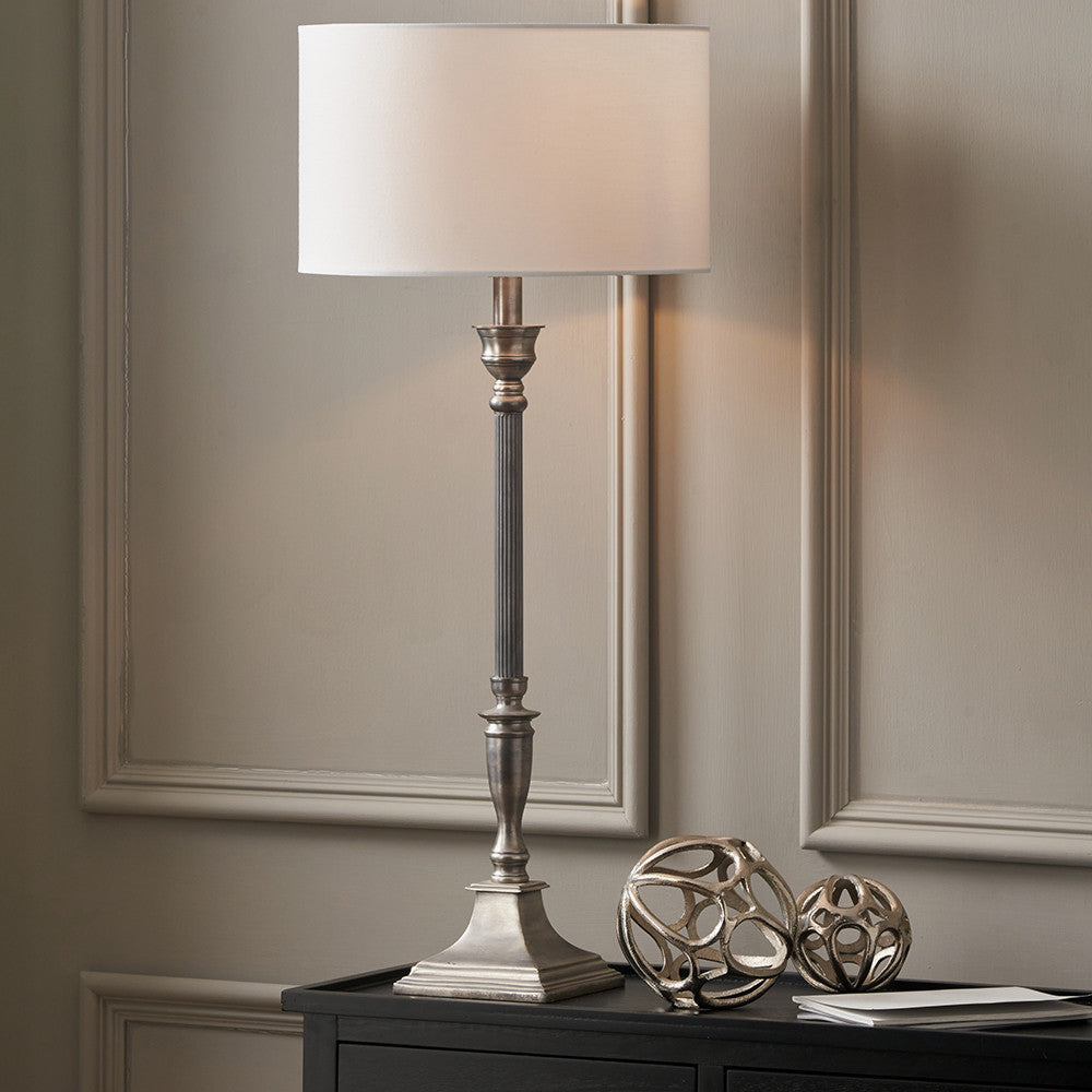 Pacific-Lifestyle-Canterbury-Antique-Silver-Metal-Table-Lamp-Base-with-Henry-35cm-White-Handloom-Cylinder-Lampshade_10