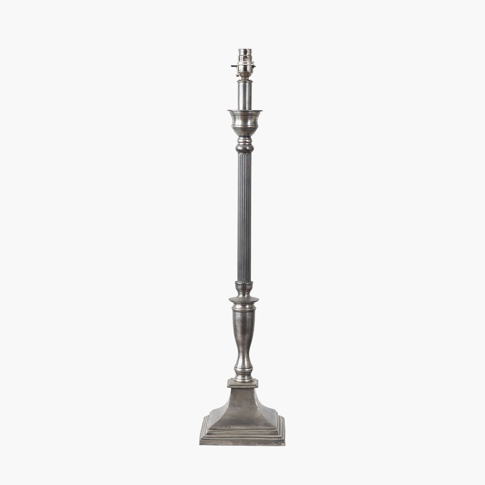 Pacific-Lifestyle-Canterbury-Antique-Silver-Metal-Table-Lamp-Base-with-Henry-35cm-White-Handloom-Cylinder-Lampshade_2