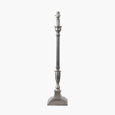 Pacific-Lifestyle-Canterbury-Antique-Silver-Metal-Table-Lamp-Base-with-Henry-35cm-White-Handloom-Cylinder-Lampshade_2