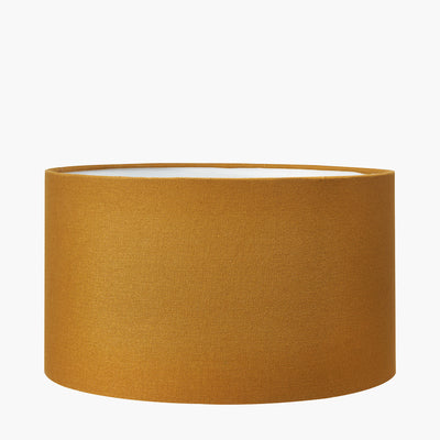 Pacific-Lifestyle-Cat-Blue-Hand-Painted-Metal-Table-Lamp-Base-with-Henry-35cm-Mustard-Handloom-Cylinder-Lampshade_3