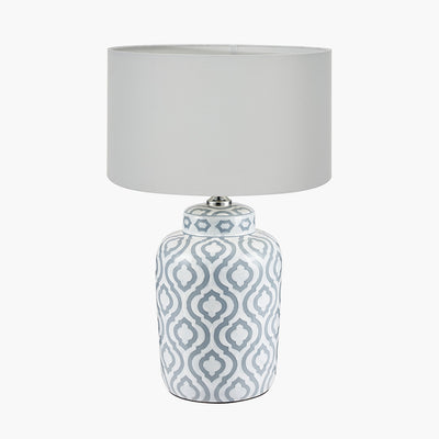 Pacific-Lifestyle-Celia-Grey-and-White-Pattern-Ceramic-Table-Lamp-Base-with-Harry-30cm-Ivory-Cotton-Mix-Cylinder-Lampshade_1