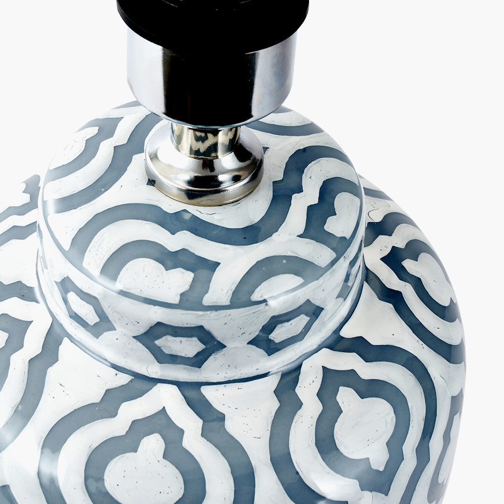 Pacific-Lifestyle-Celia-Grey-and-White-Pattern-Ceramic-Table-Lamp-Base-with-Harry-30cm-Ivory-Cotton-Mix-Cylinder-Lampshade_6