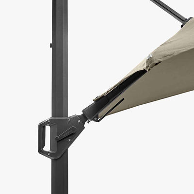 Pacific-Lifestyle-Challenger-T2-3m-Square-Champagne-Free-Arm-Parasol_6