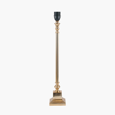 Pacific-Lifestyle-Claudius-Gold-Metal-Stick-Table-Lamp-Base-with-Henry-30cm-White-Handloom-Cylinder-Lampshade_2