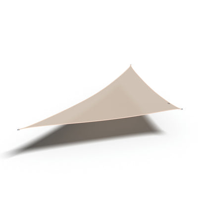 Pacific Lifestyle 4m 90 Degree Triangle Shade Sail Off-White