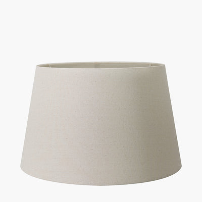 Pacific Lifestyle Alia Grey Wash Turned Mango Wood Table Lamp Base with Coast 45cm Cream Calico Tapered Lampshade 5