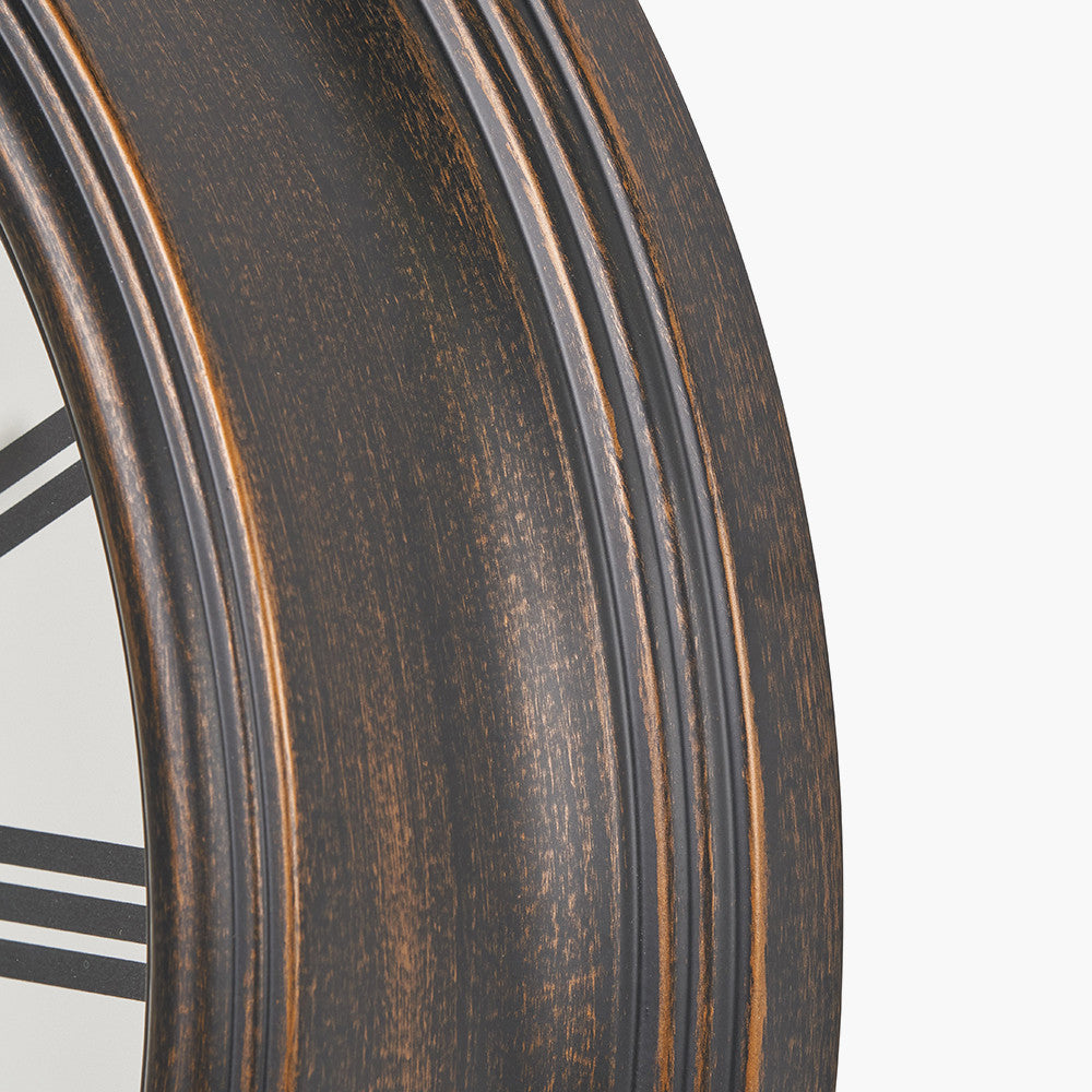 Pacific Lifestyle Antique Bronze Effect Indoor Outdoor Wall Clock 3