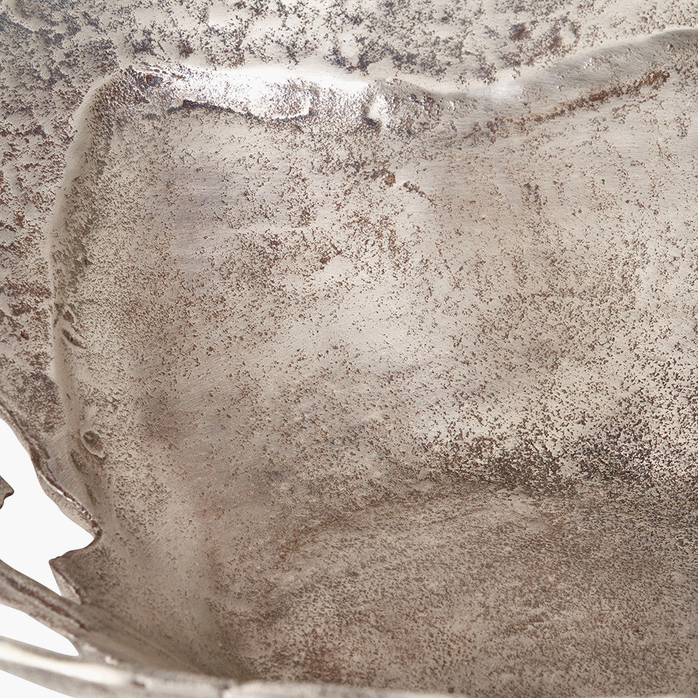 Pacific Lifestyle Antique Silver Cast Metal Decorative Bowl 2