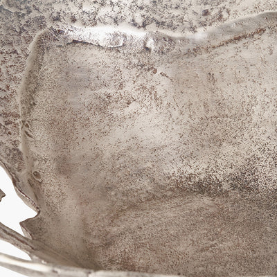 Pacific Lifestyle Antique Silver Cast Metal Decorative Bowl 2