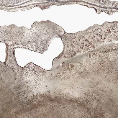 Pacific Lifestyle Antique Silver Cast Metal Decorative Bowl 4