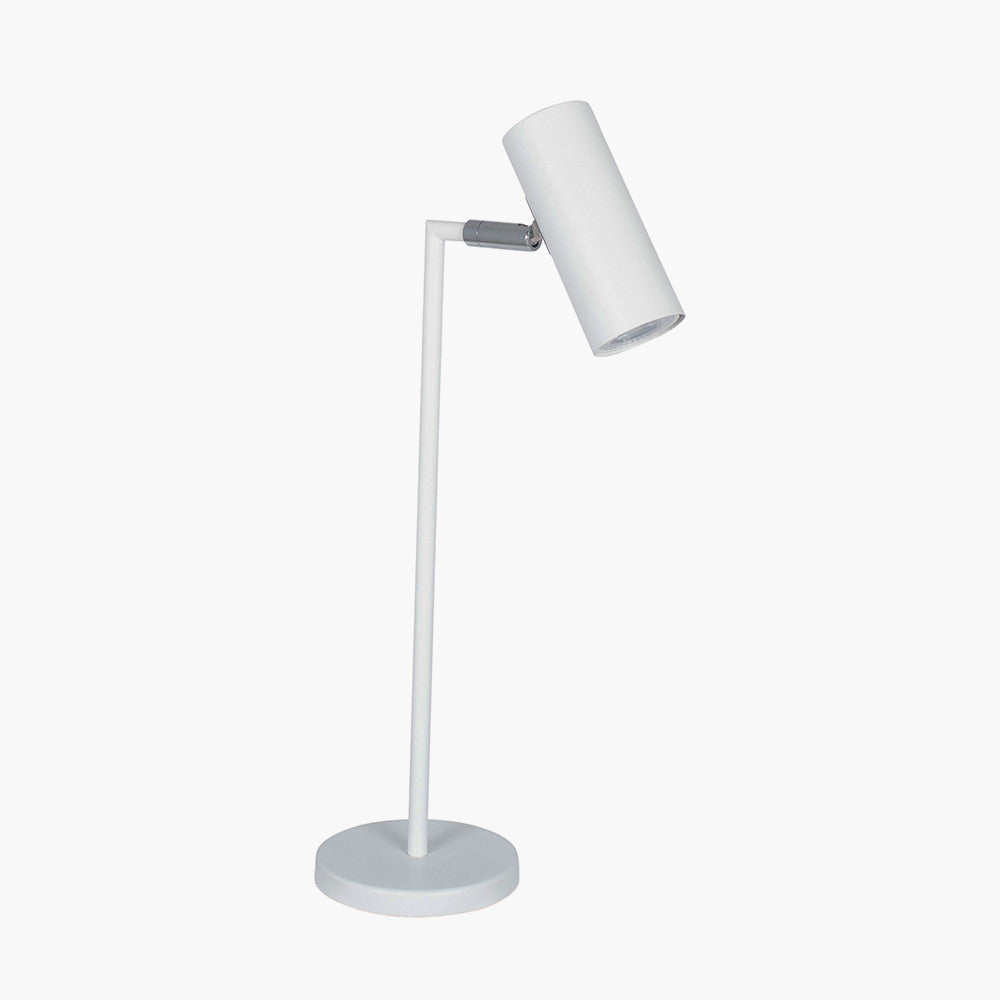 Pacific Lifestyle Arris White Task Table Lamp 4