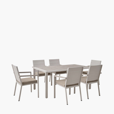 Pacific Lifestyle Aruba Outdoor 6 Seater Dining Set 11