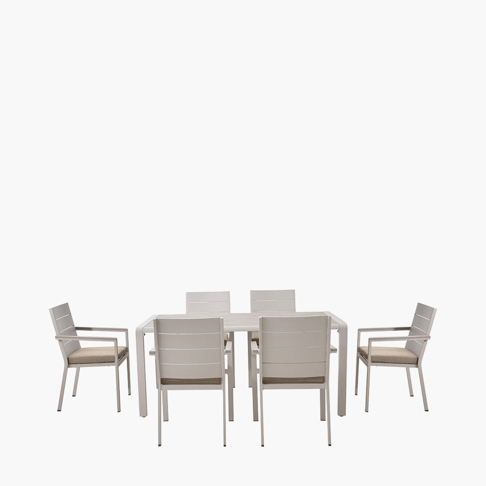Pacific Lifestyle Aruba Outdoor 6 Seater Dining Set 12